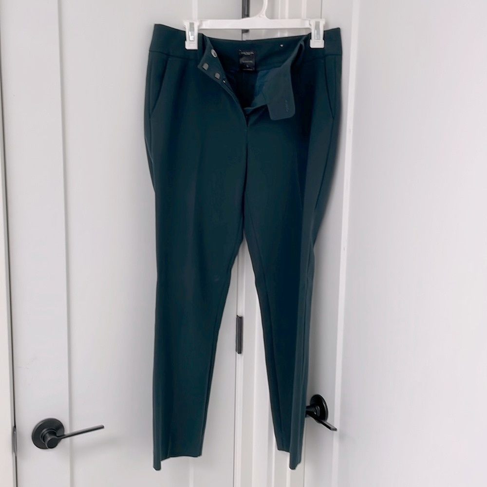 Ann Taylor dark blue-green dress pants